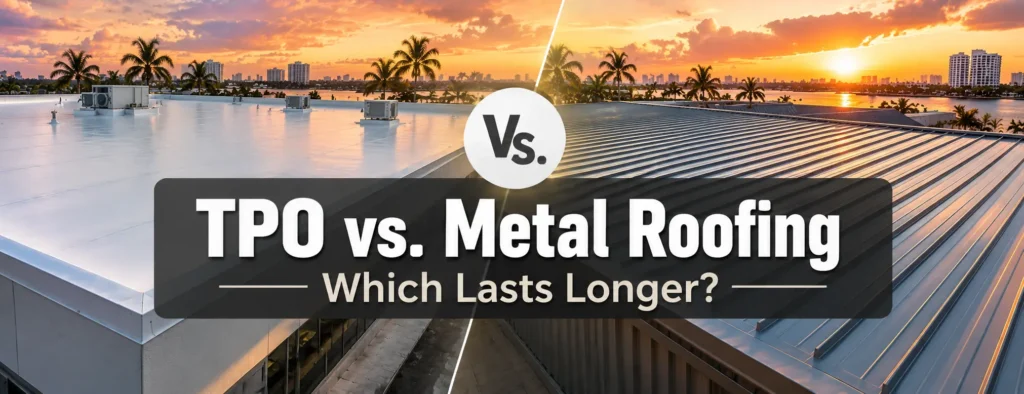TPO vs Metal Which Commercial Roofing Material Holds Up Best in Southwest Florida