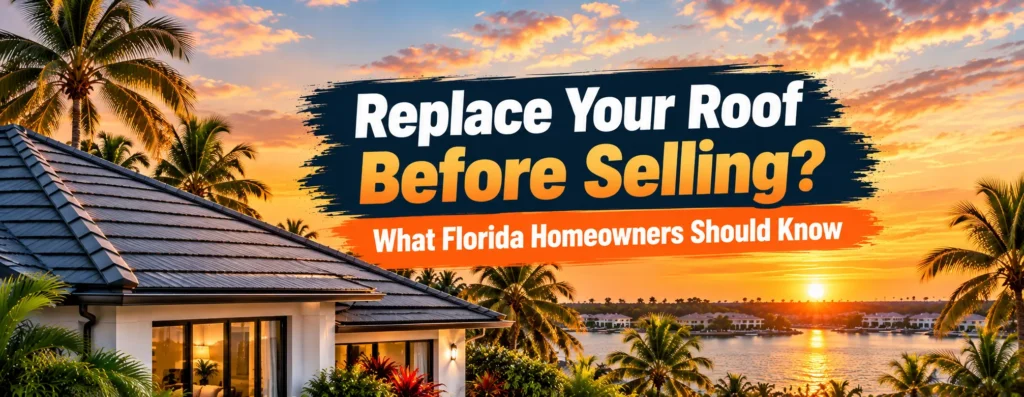 Should You Replace Your Roof Before Selling Your Florida Home